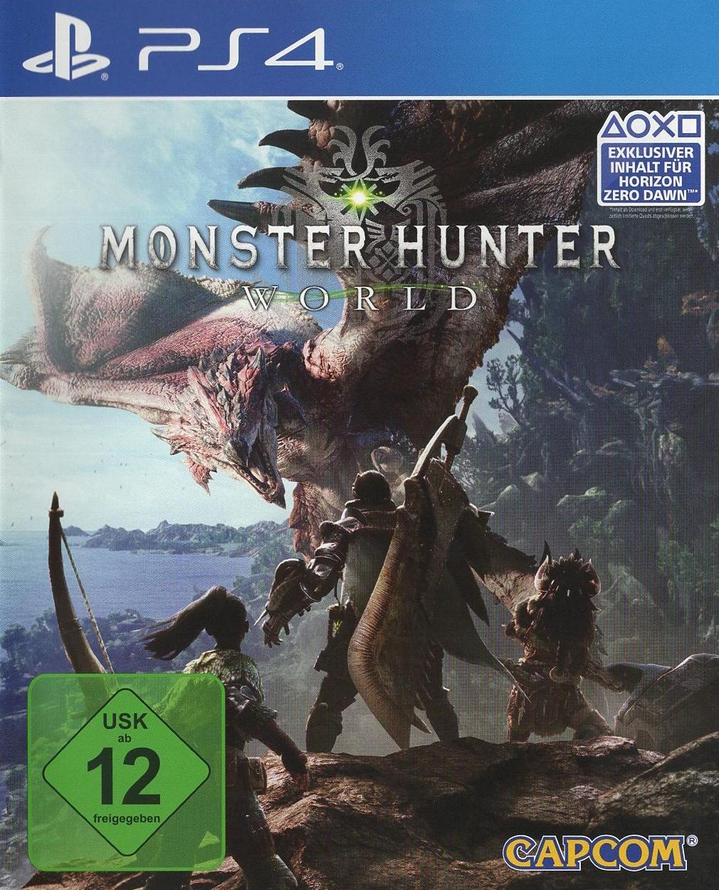 Monster Hunter: World - PlayStation 4 Vorderseite