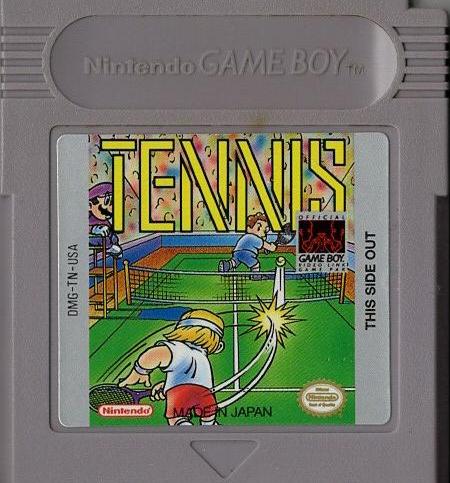 Tennis - Game Boy - Modul Vorderseite