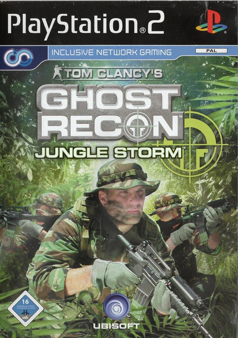 Tom Clancy's Ghost Recon: Jungle Storm - PlayStation 2 Vorderseite