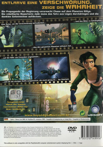 Beyond Good & Evil - PlayStation 2 Rückseite