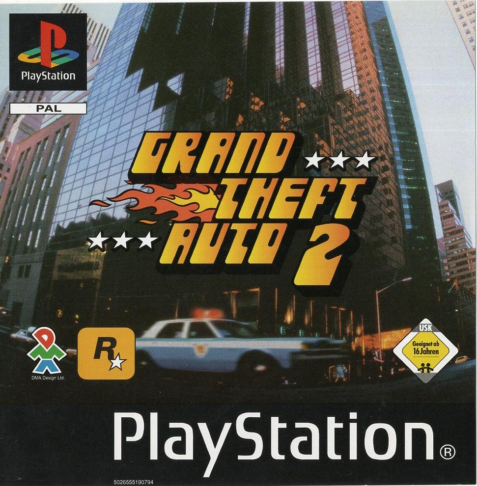 Grand Theft Auto 2 - PlayStation 1 Vorderseite