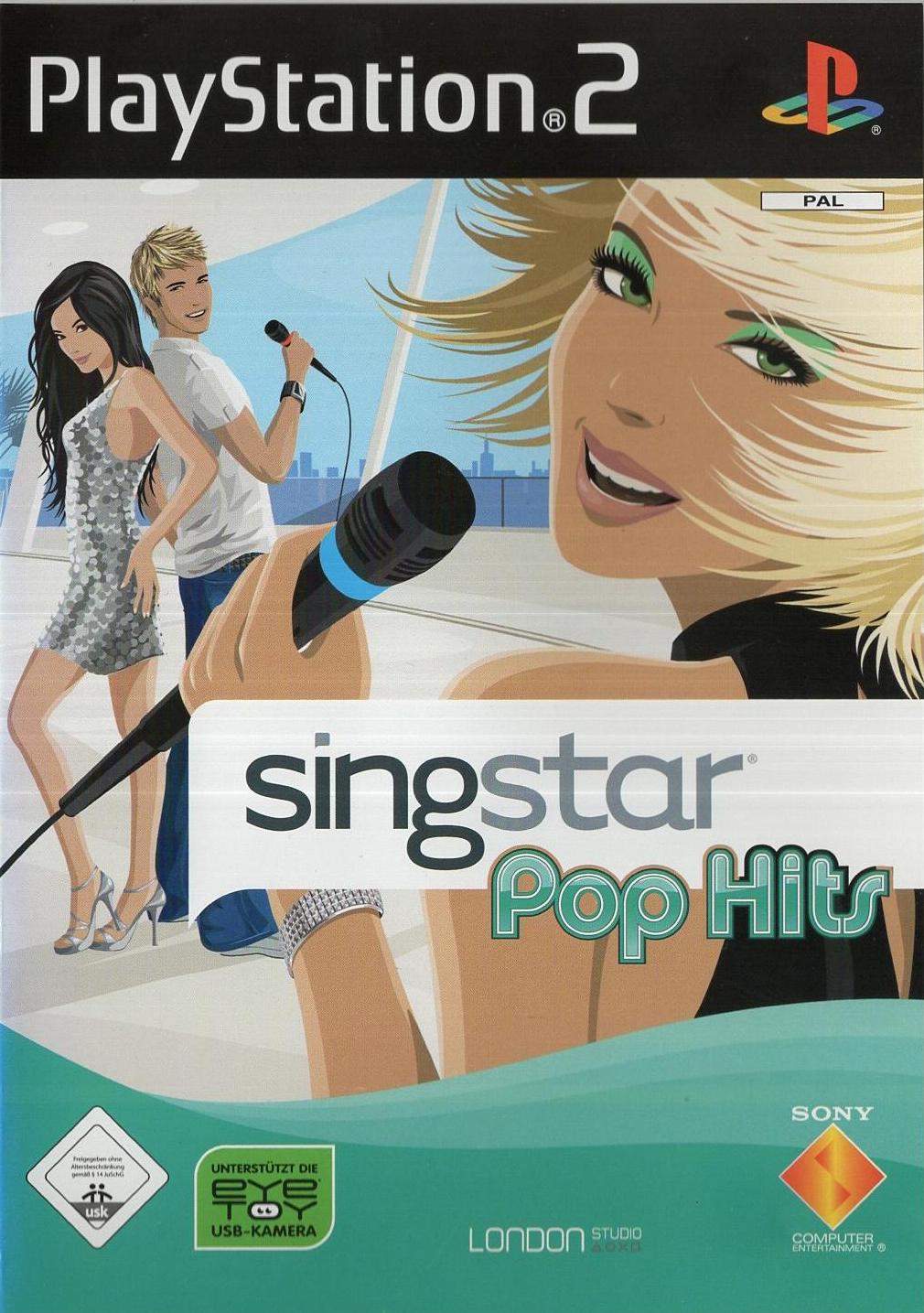 SingStar Pop Hits - PlayStation 2 Vorderseite