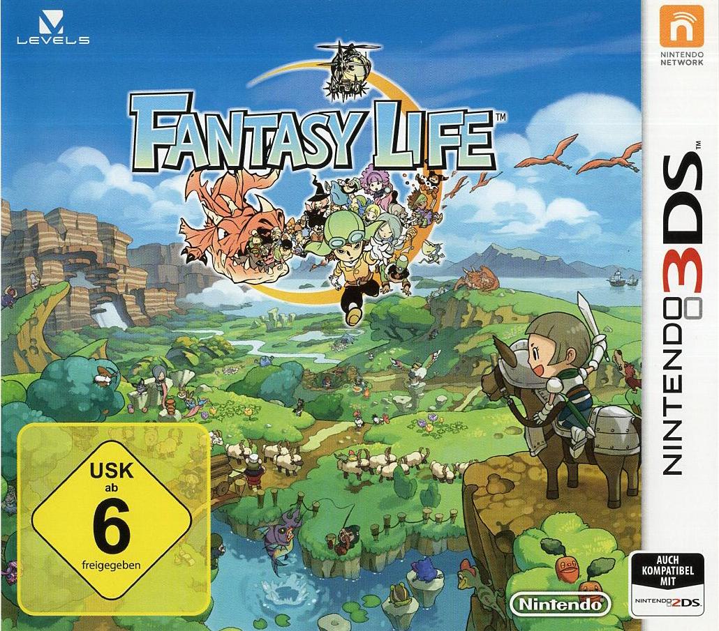 Fantasy Life - Nintendo 3DS Vorderseite