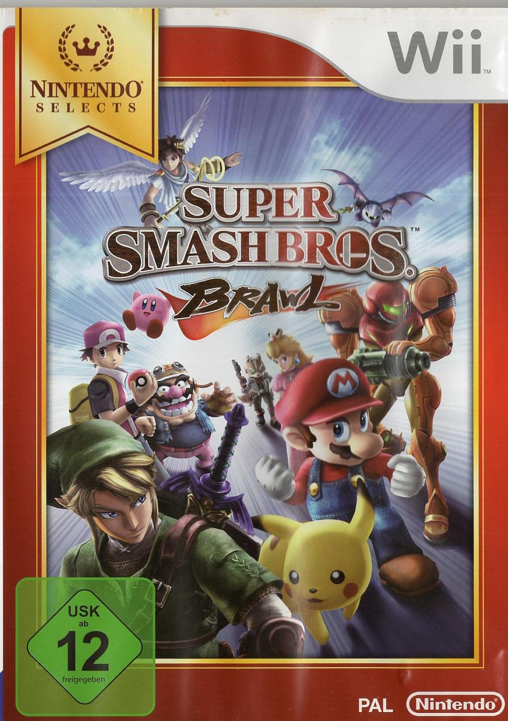 Super Smash Bros. Brawl - Nintendo Wii Vorderseite