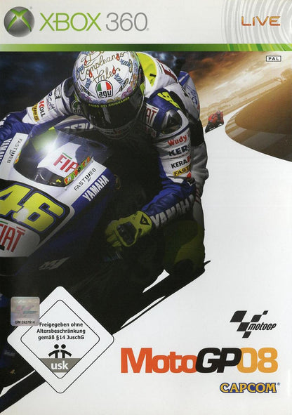 MotoGP 08 - Xbox 360 Vorderseite