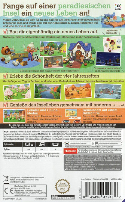 Animal Crossing: New Horizons - Nintendo Switch Rückseite