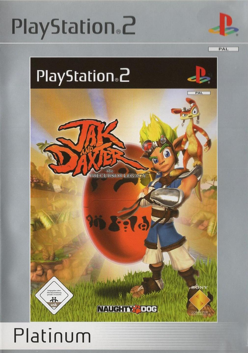Jak and Daxter: the Precursor Legacy - PlayStation 2 Vorderseite