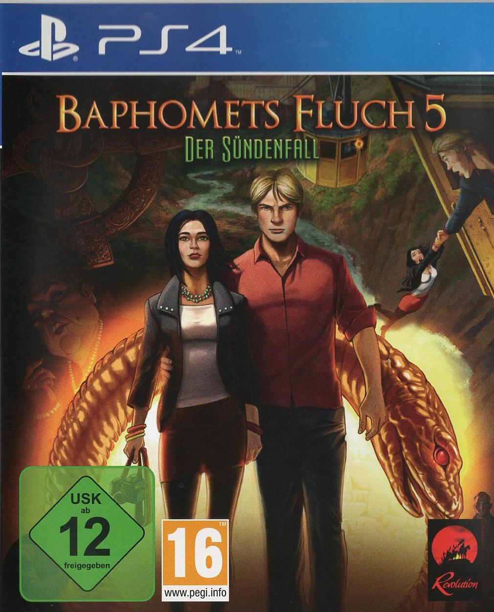 Baphomets Fluch 5: Der Sündenfall - PlayStation 4 Vorderseite