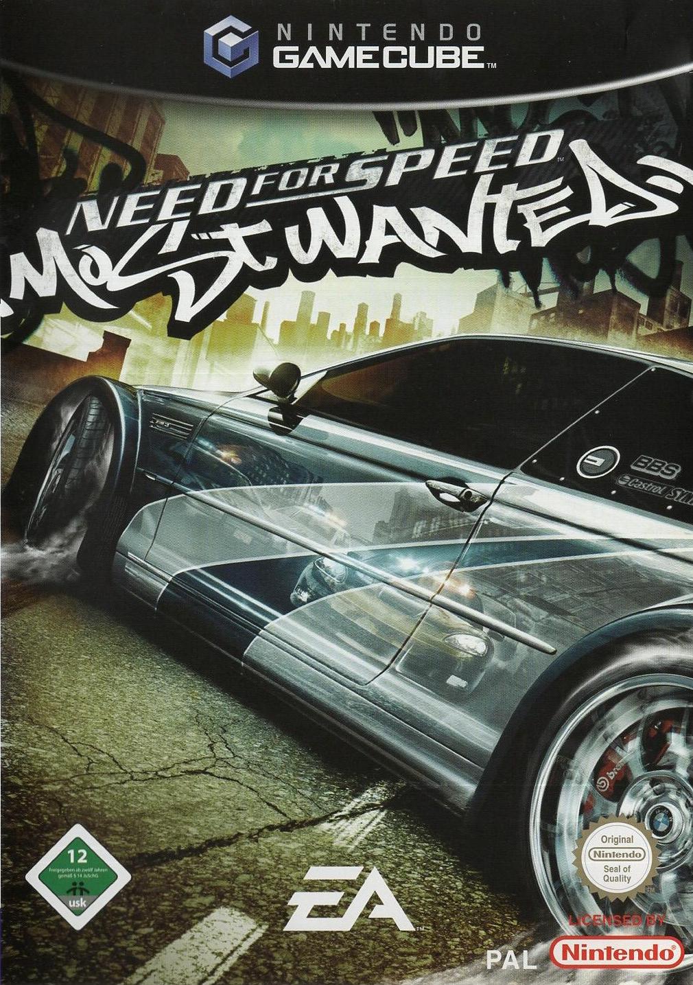 Need for Speed: Most Wanted - Nintendo GameCube Vorderseite