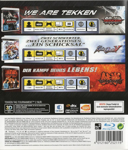 Fighting Edition - PlayStation 3 Rückseite