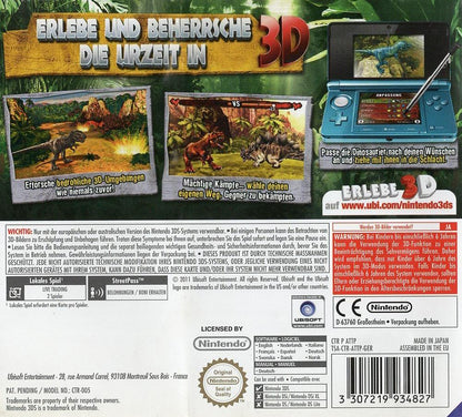 Kampf der Giganten: Dinosaurier 3D - Nintendo 3DS Rückseite