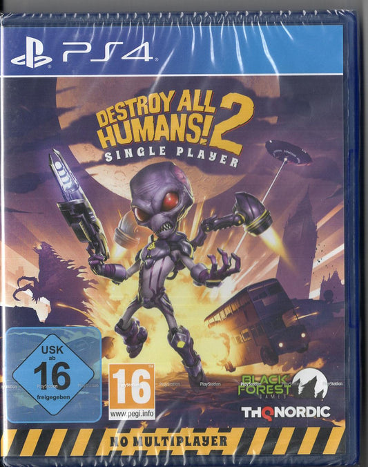 Destroy All Humans! 2 - PlayStation 4 - Neu Vorderseite