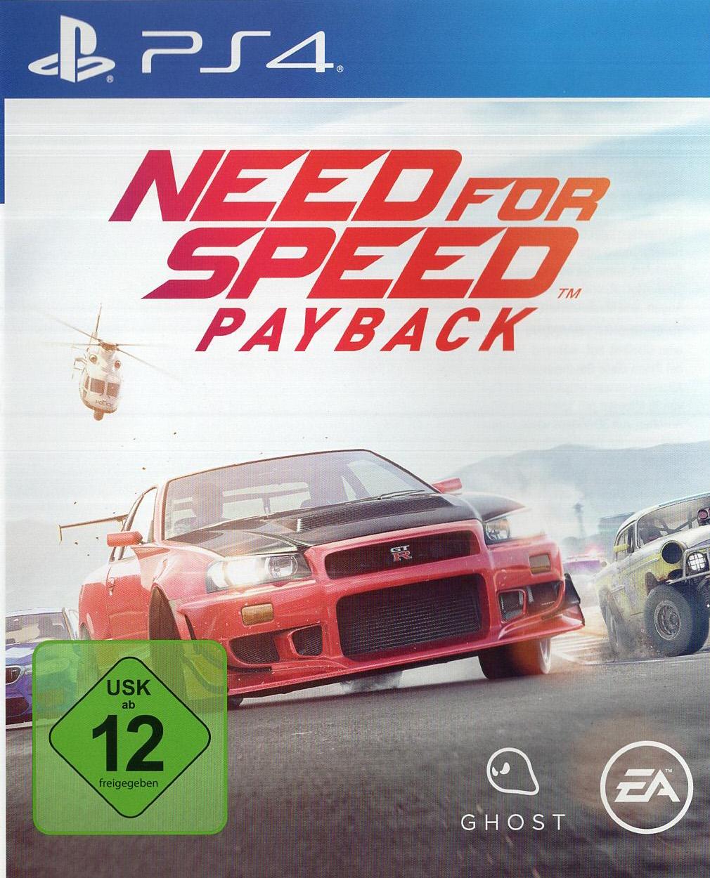 Need for Speed Payback - PlayStation 4 Vorderseite