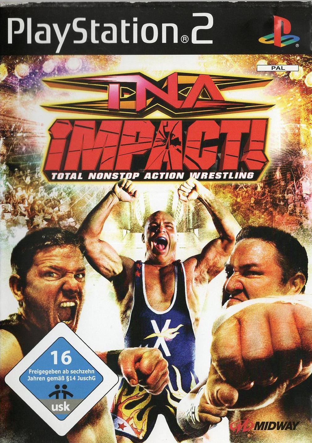TNA Impact! Total Nonstop Action Wrestling - PlayStation 2 Vorderseite