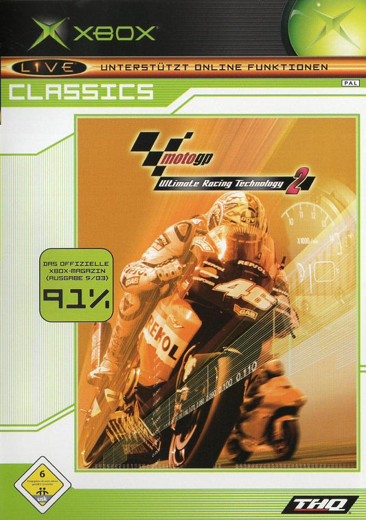 MotoGP Ultimate Racing Technology 2 - Xbox Vorderseite
