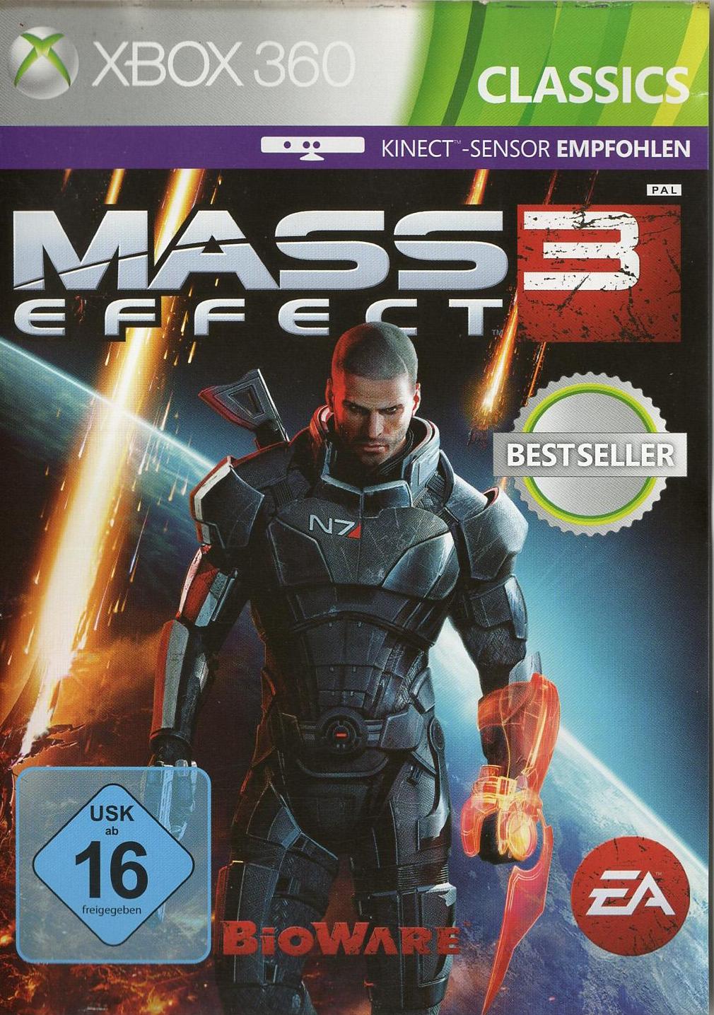 Mass Effect 3 - Xbox 360 Vorderseite
