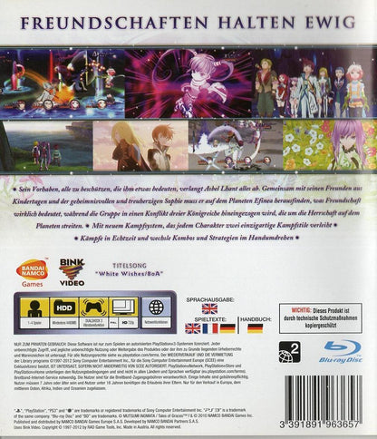 Tales of Graces f - PlayStation 3 Rückseite