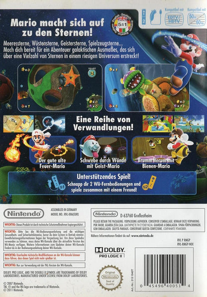 Super Mario Galaxy - Nintendo Wii Rückseite