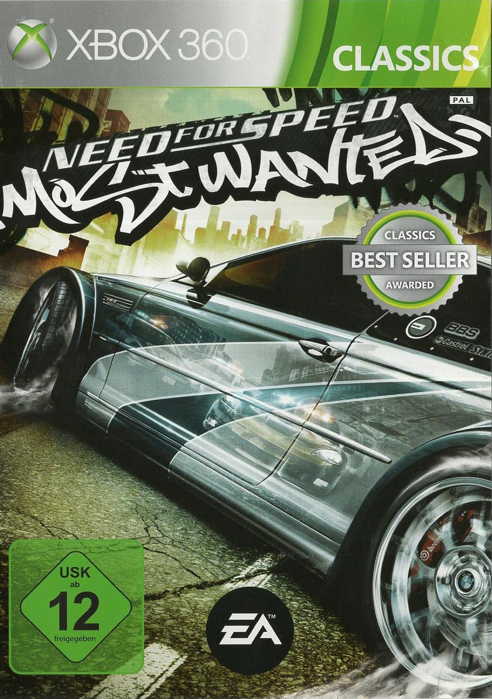 Need for Speed: Most Wanted - Xbox 360 Vorderseite