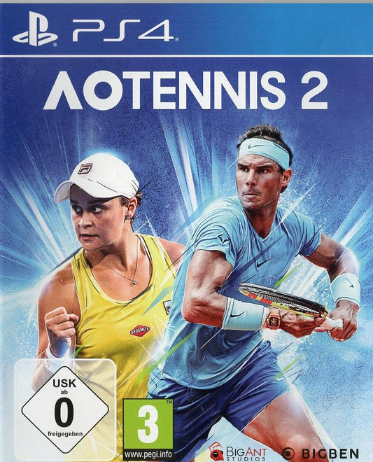 AO Tennis 2 - PlayStation 4 Vorderseite