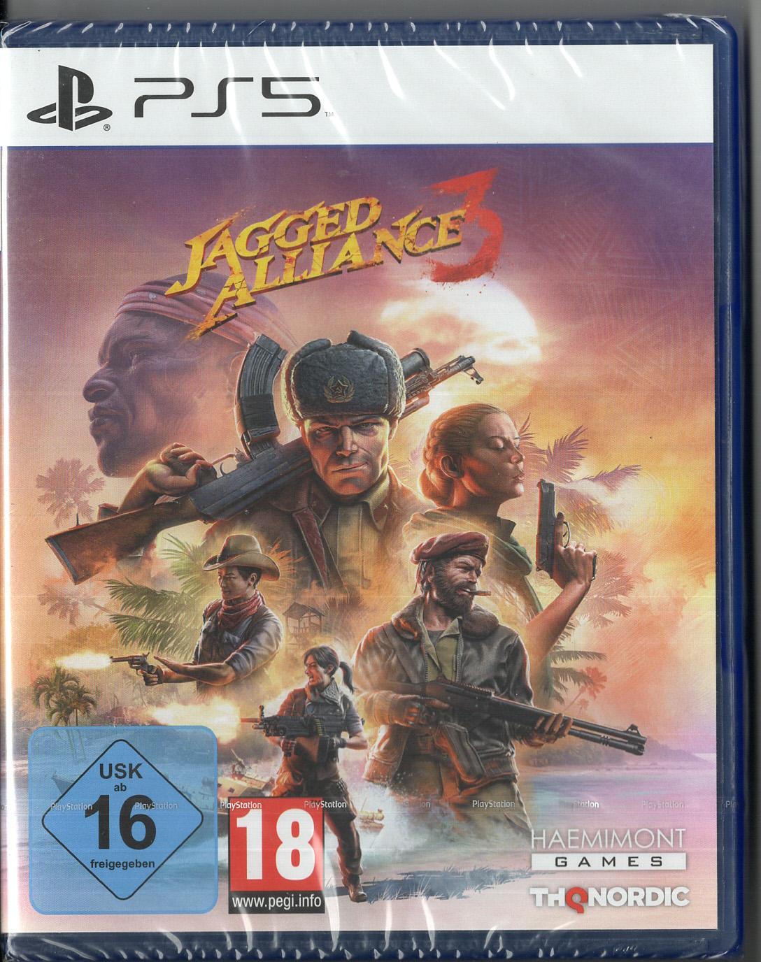 Jagged Alliance 3 - PlayStation 5 - Neu Vorderseite