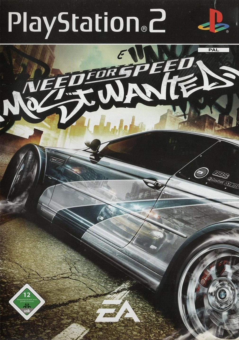 Need For Speed Most Wanted - PlayStation 2 Vorderseite