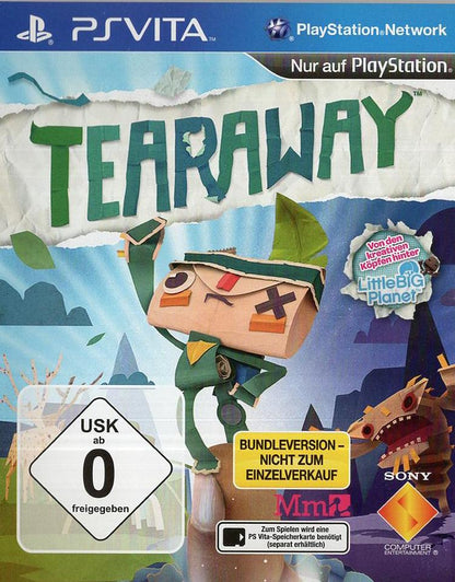 Tearaway - PlayStation Vita Vorderseite