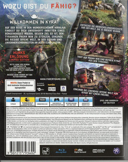 Far Cry 4 Limited Edition - PlayStation 4 Rückseite
