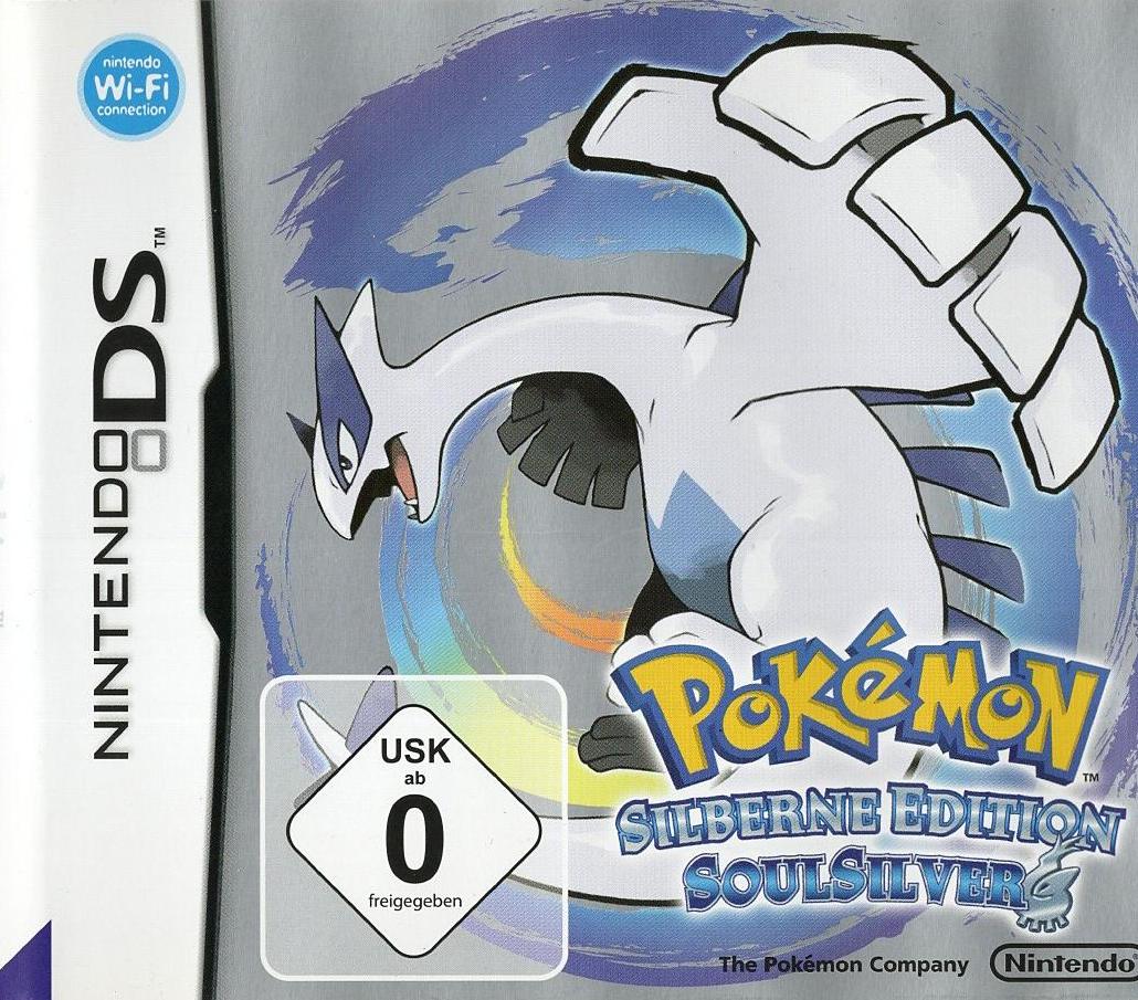 Pokémon Silberne Edition SoulSilver - Nintendo DS Vorderseite