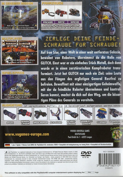 Metal Arms: Glitch in the System - PlayStation 2 Rückseite