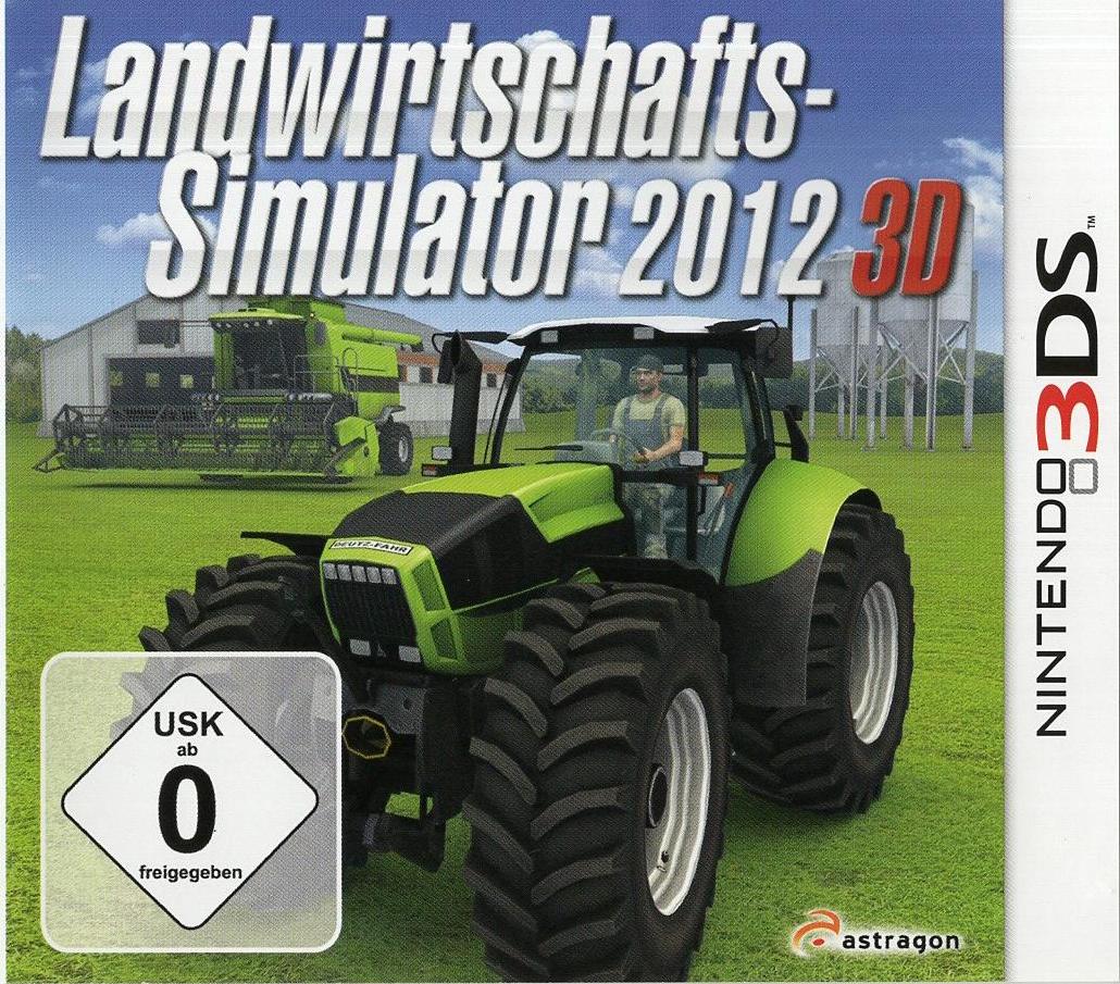 Landwirtschafts-Simulator 2012 3D - Nintendo 3DS Vorderseite
