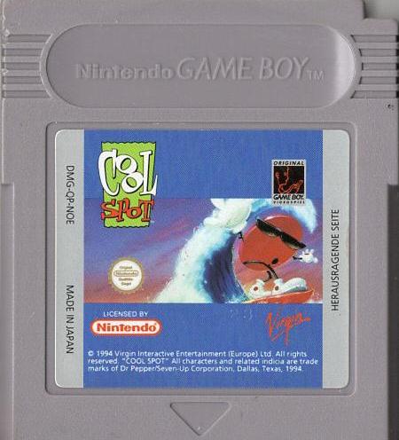 Cool Spot - Game Boy - Modul Vorderseite