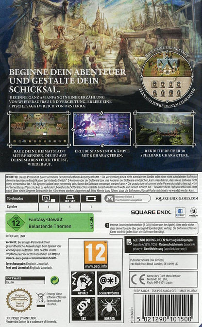 Octopath Traveler 0 - Nintendo Switch Rückseite