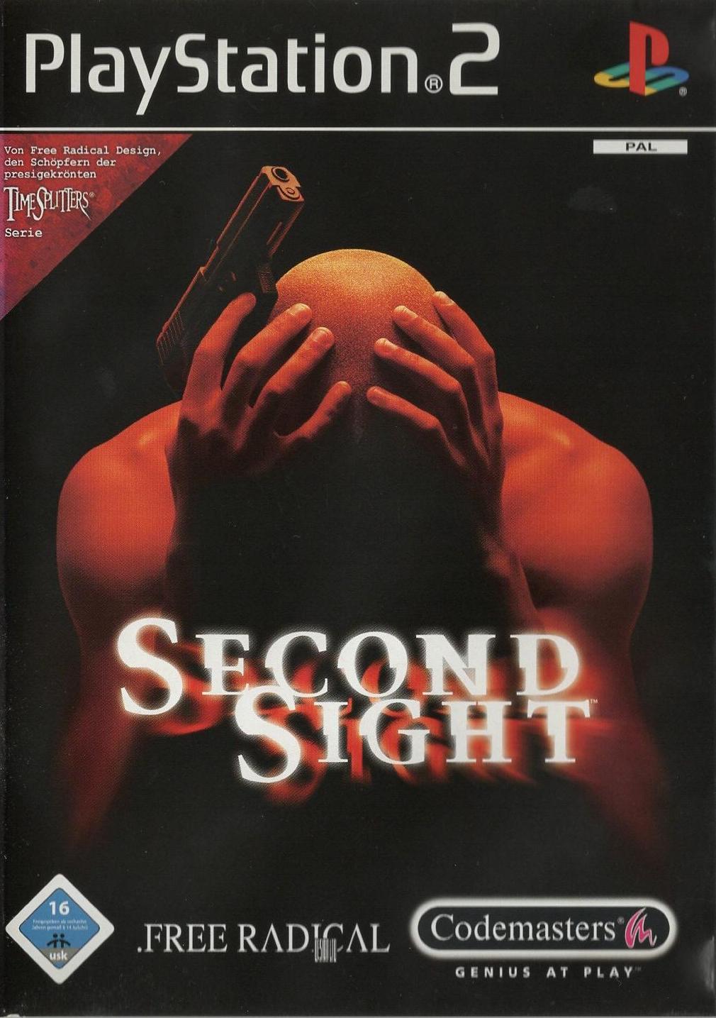 Second Sight - PlayStation 2 Vorderseite