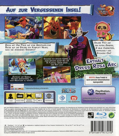 One Piece: Unlimited World Red - PlayStation 3 Rückseite