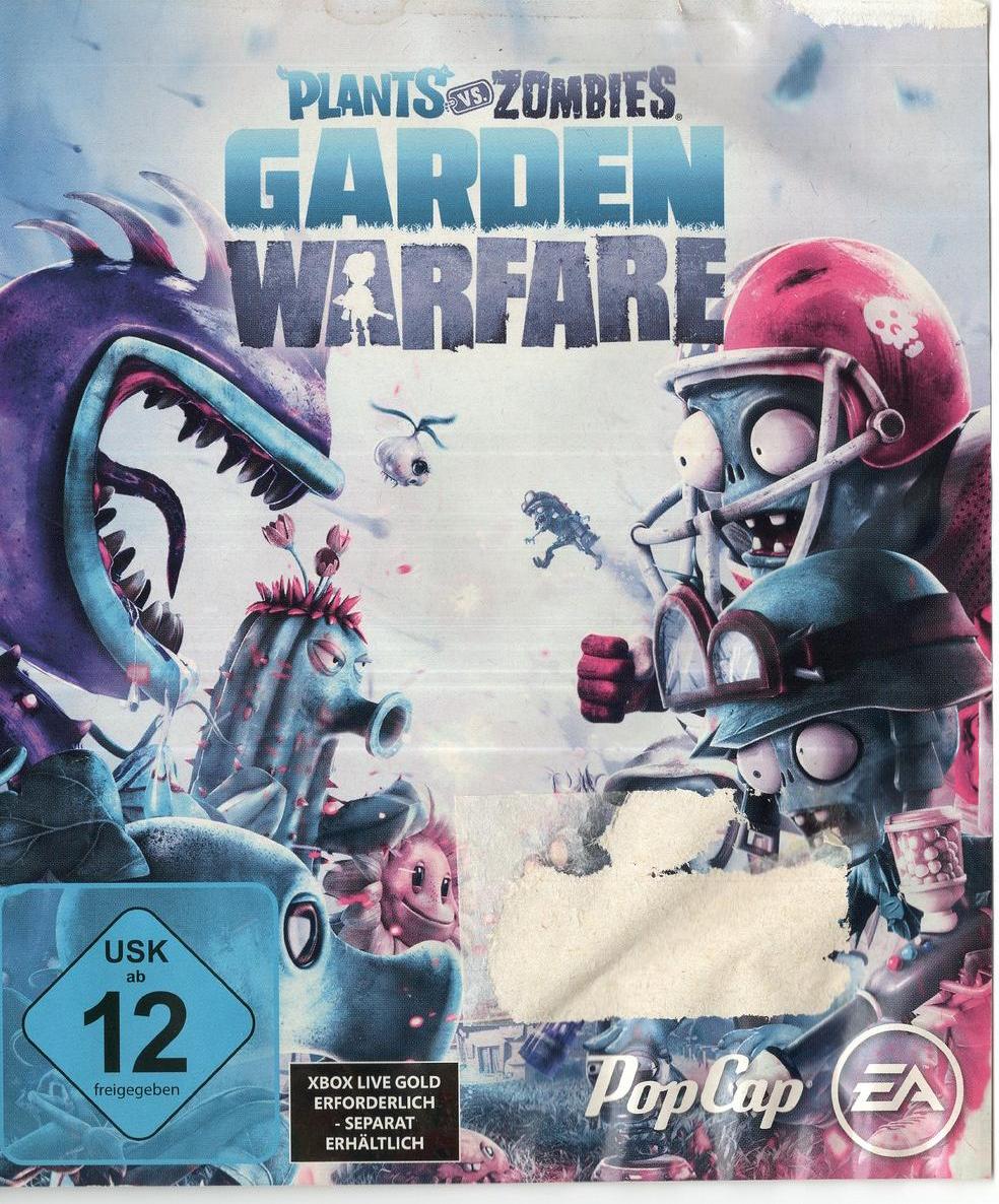 Plants vs. Zombies: Garden Warfare - Xbox One Vorderseite