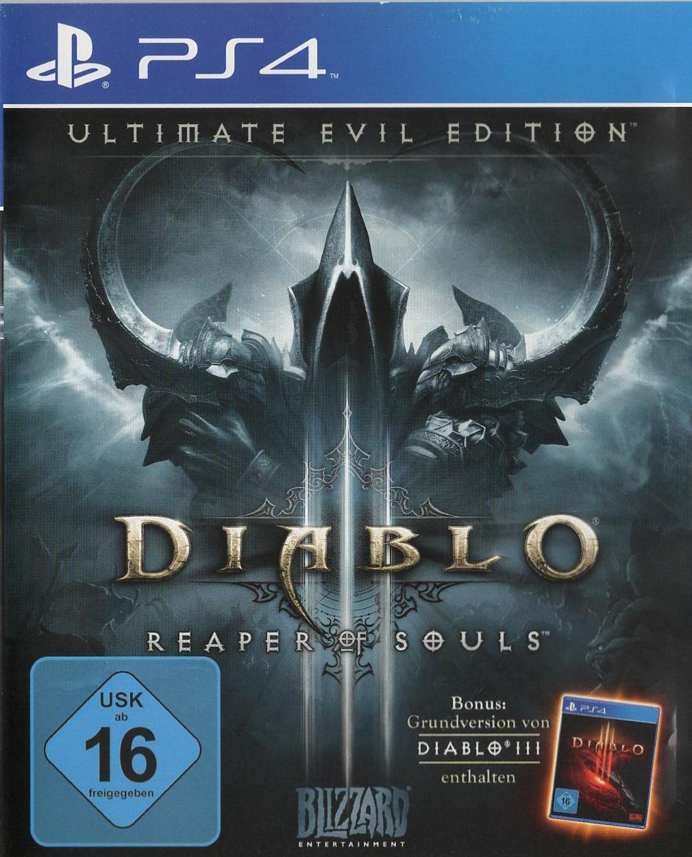 Diablo III: Reaper of Souls - Ultimate Evil Edition - PlayStation 4 Vorderseite