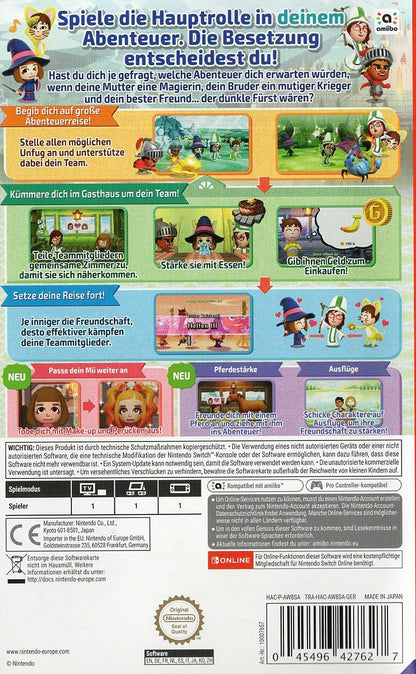 Miitopia - Nintendo Switch Rückseite