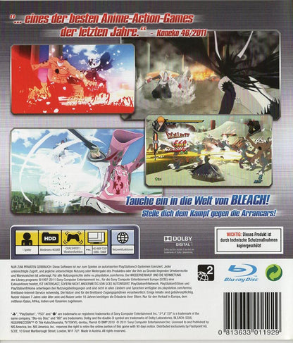 BLEACH: Soul Resurrección - PlayStation 3 Rückseite