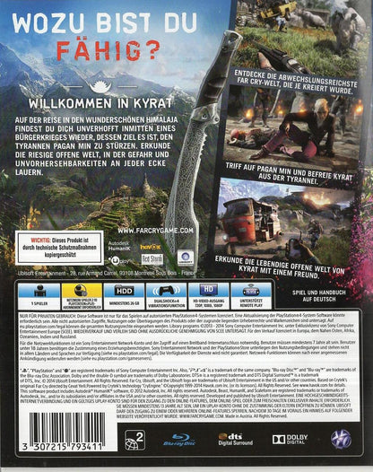Far Cry 4 - PlayStation 4 Rückseite