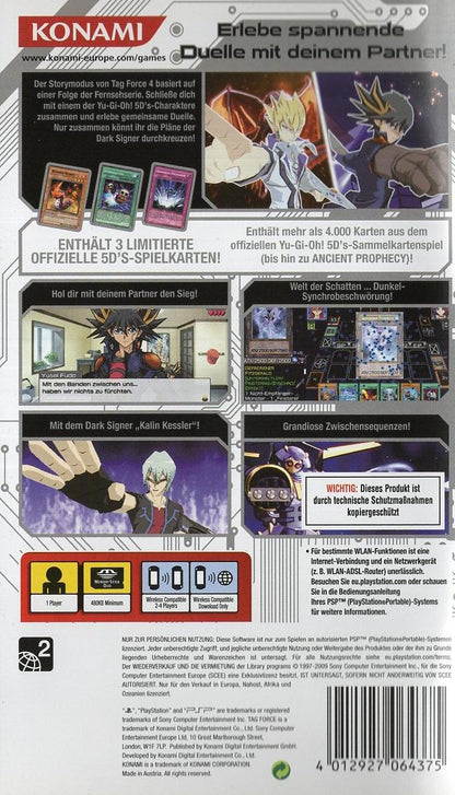 Yu-Gi-Oh! 5D's Tag Force 4 - PlayStation Portable Rückseite
