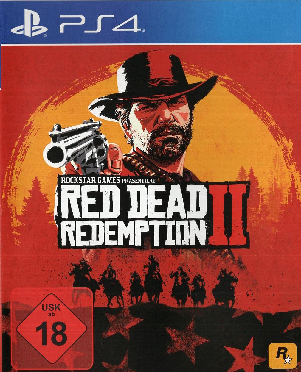 Red Dead Redemption II - PlayStation 4 Vorderseite