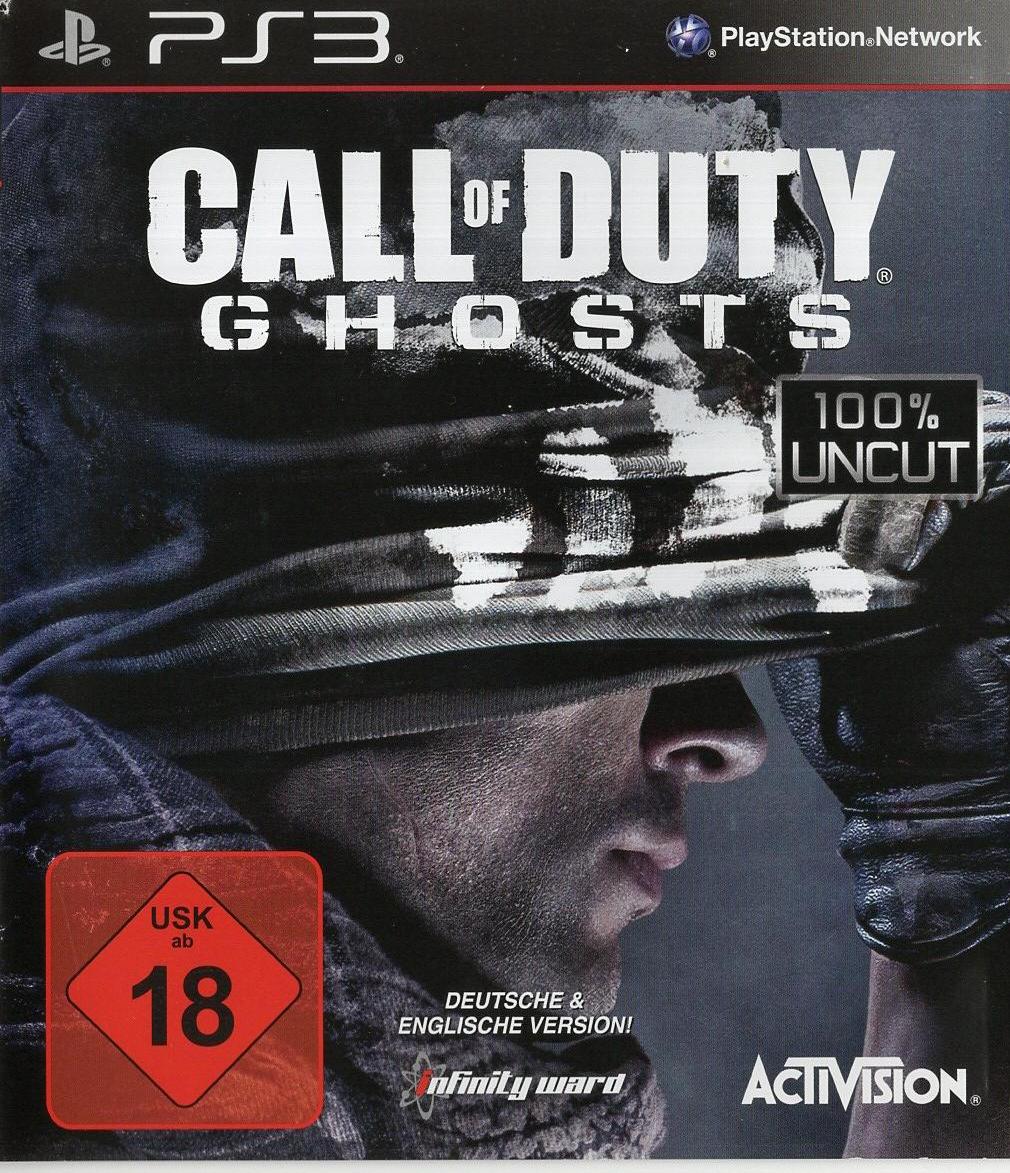 Call of Duty: Ghosts - PlayStation 3 Vorderseite