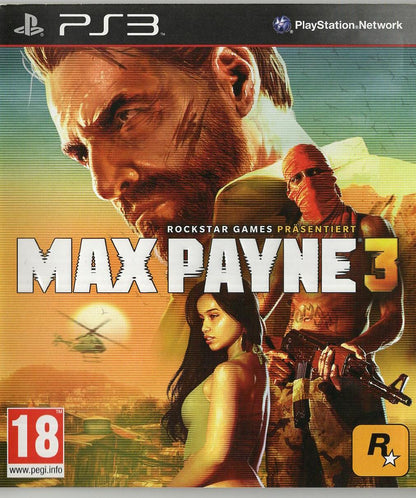 Max Payne 3 - PlayStation 3 Vorderseite