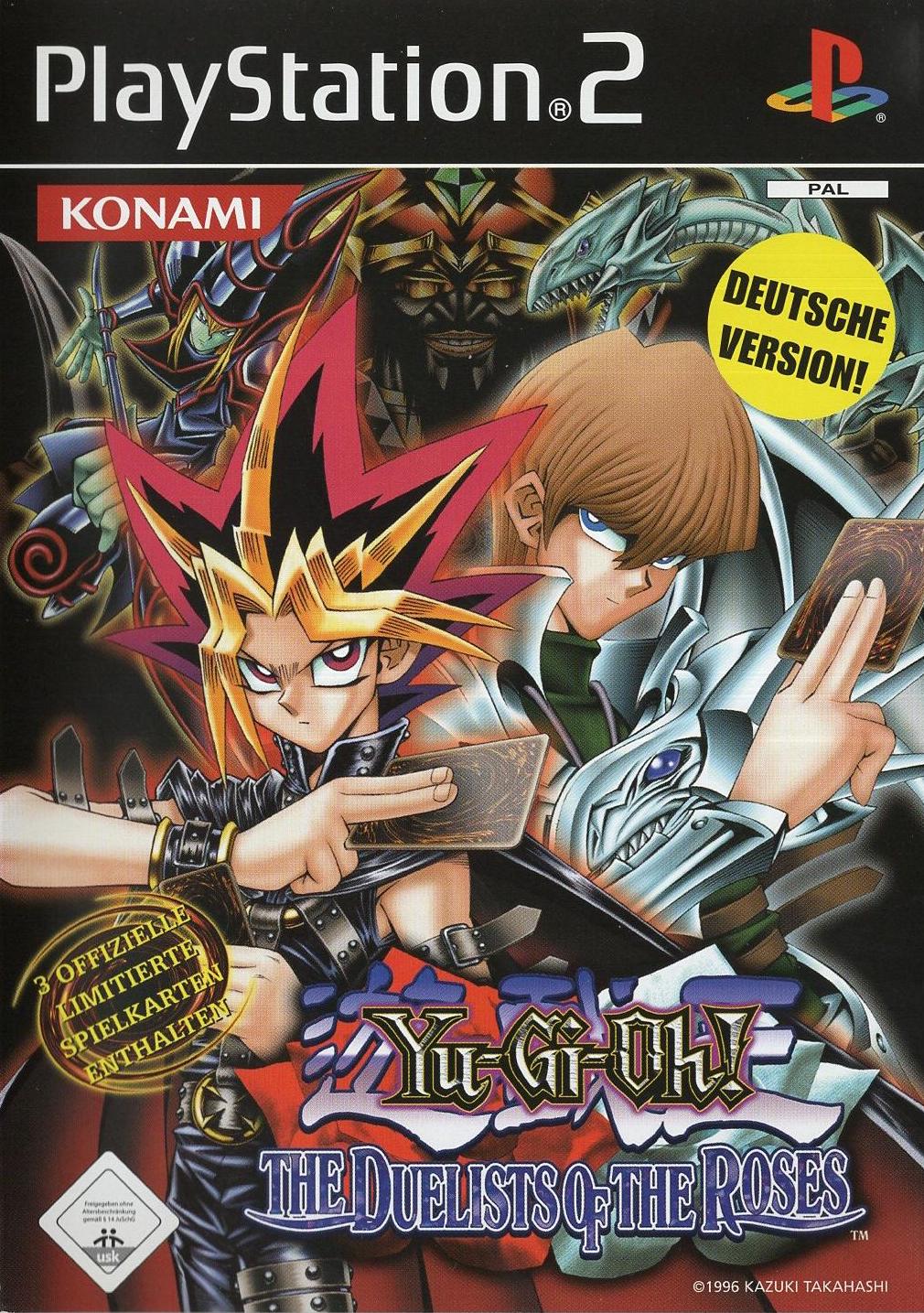 Yu-Gi-Oh! The Duelists of the Roses - PlayStation 2 Vorderseite