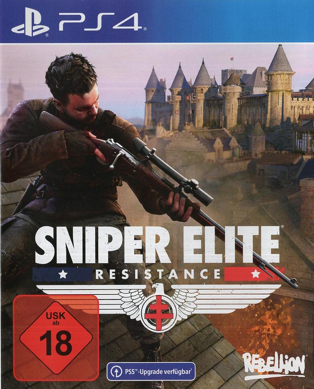 Sniper Elite: Resistance - PlayStation 4 Vorderseite