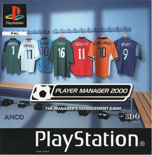 Player Manager 2000 - PlayStation 1 Vorderseite