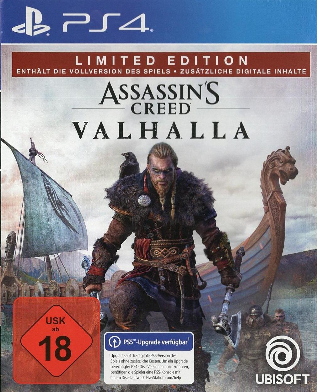Assassin's Creed Valhalla - PlayStation 4 Vorderseite
