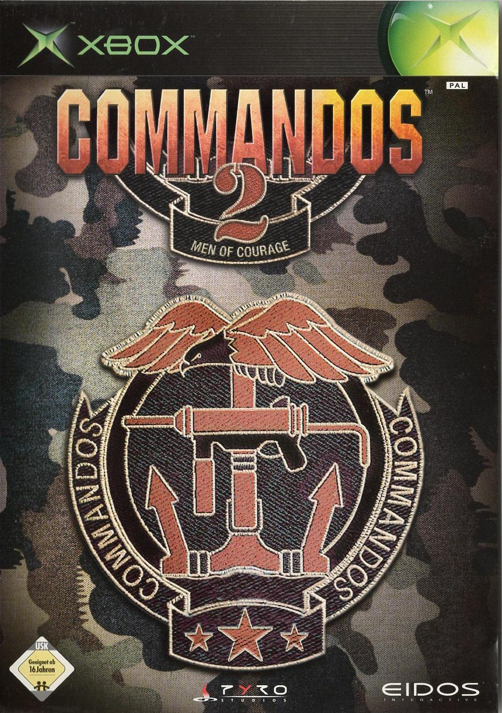 Commandos 2: Men of Courage - Xbox Vorderseite