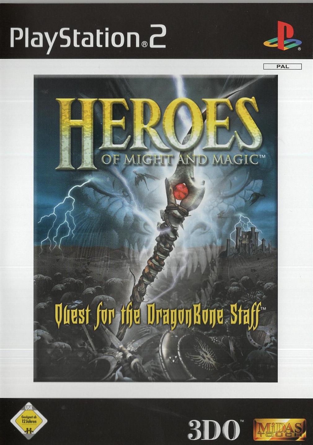 Heroes of Might and Magic - PlayStation 2 Vorderseite